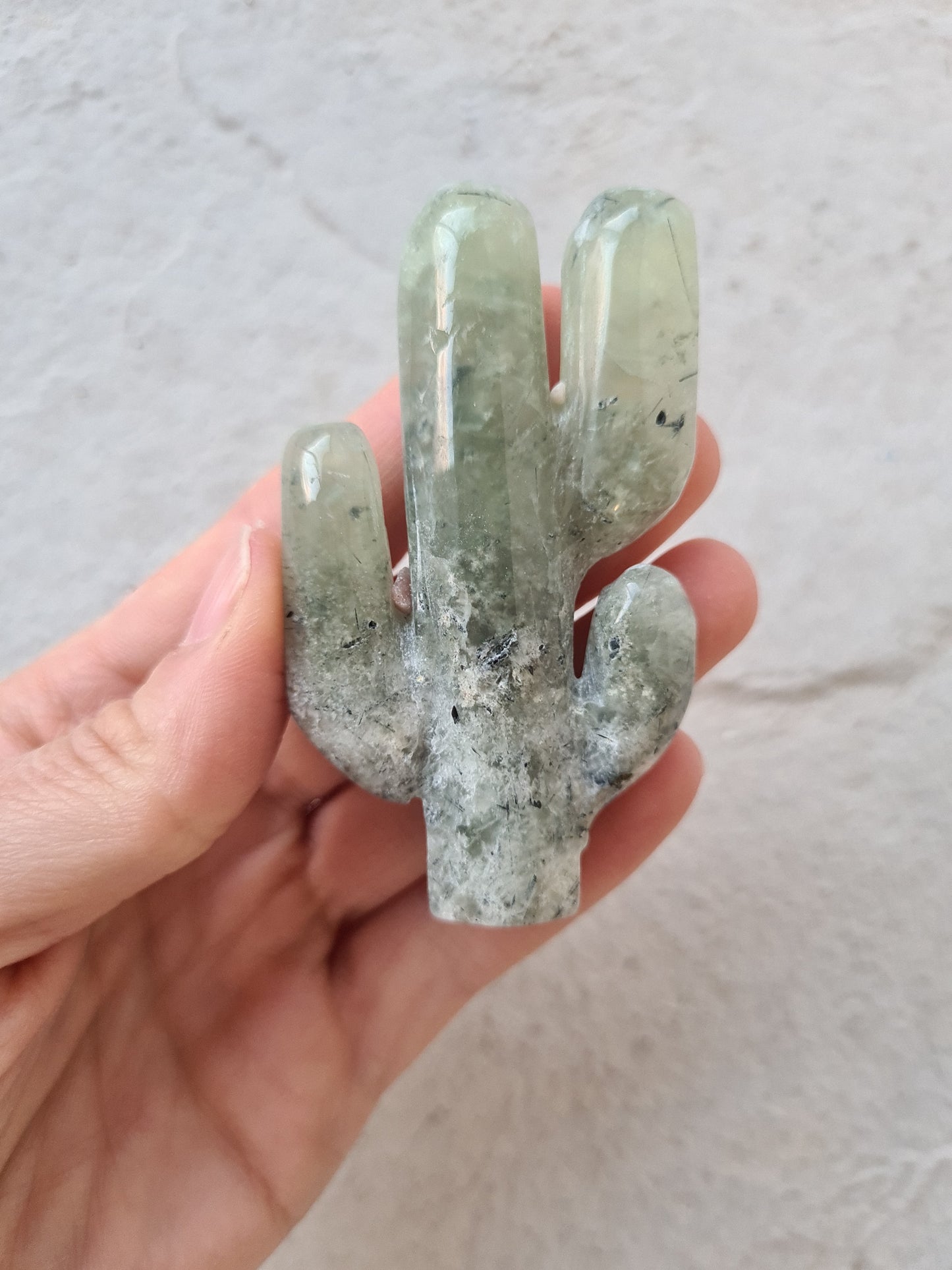 Prehnite Cactus 3