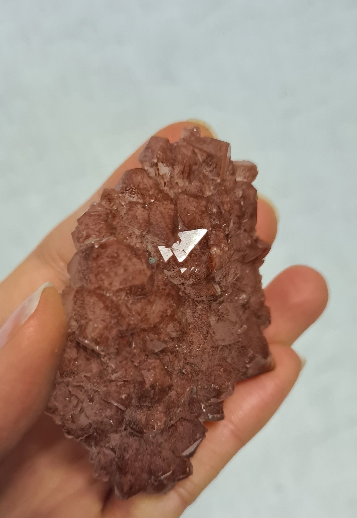 Hematoid Quartz Cluster