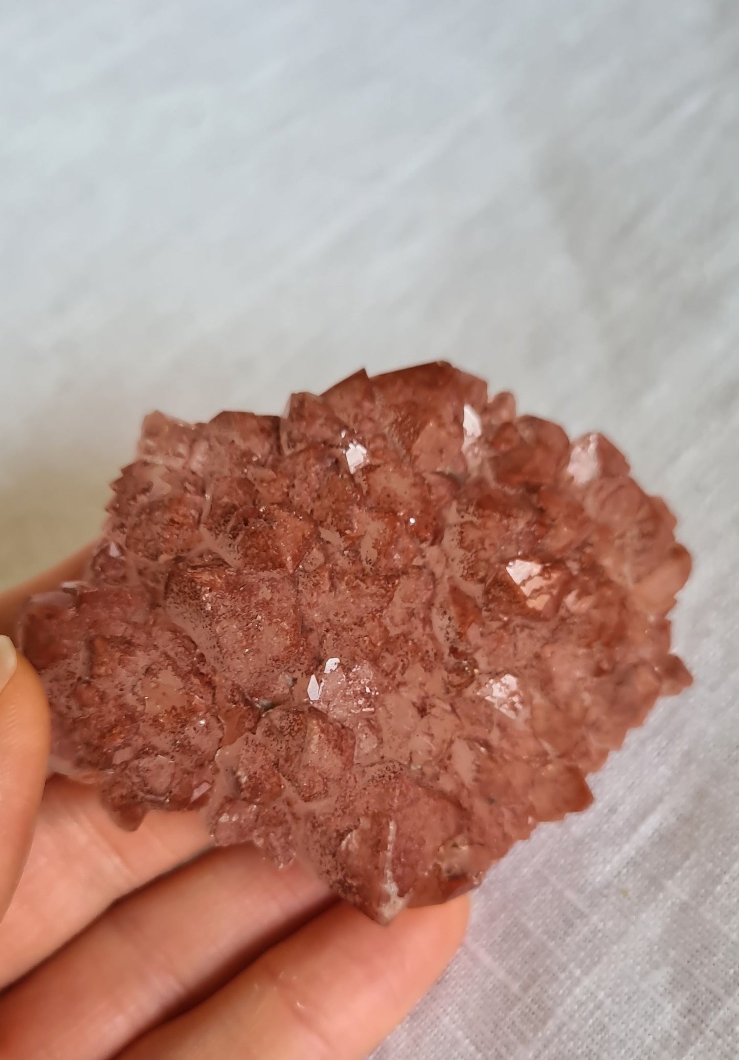 Hematoid Quartz Cluster