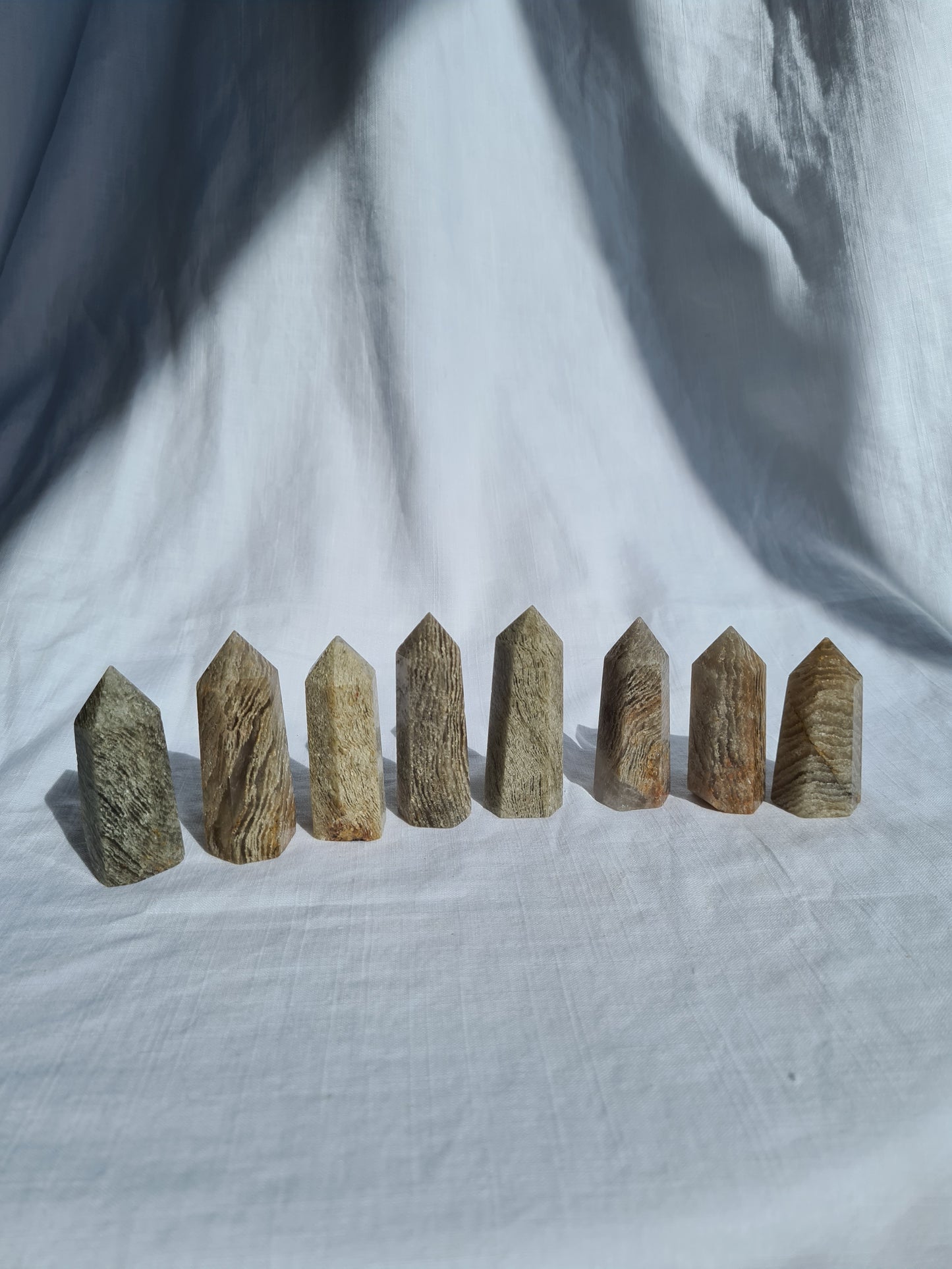 Thousand Layer 'Lodolite Quartz' Points