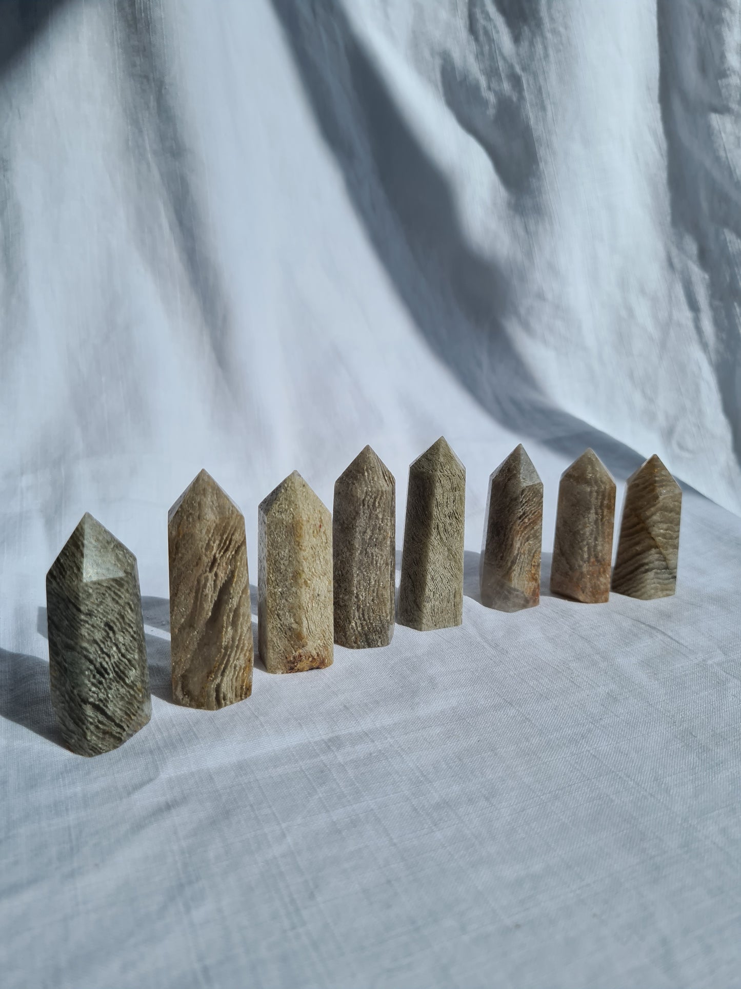Thousand Layer 'Lodolite Quartz' Points