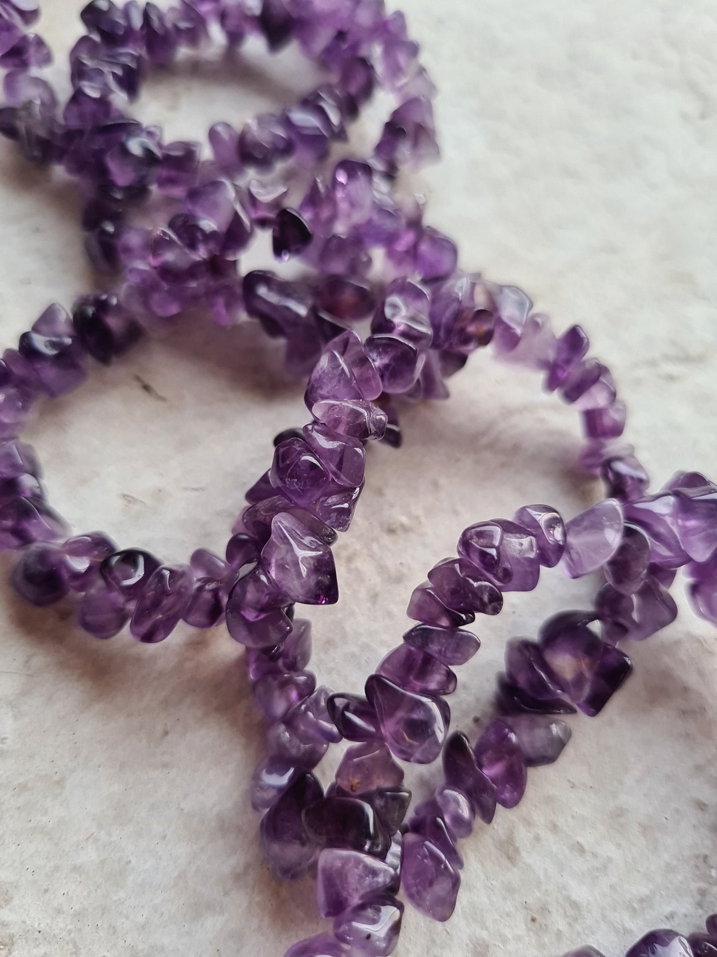 Amethyst Chip Bracelet
