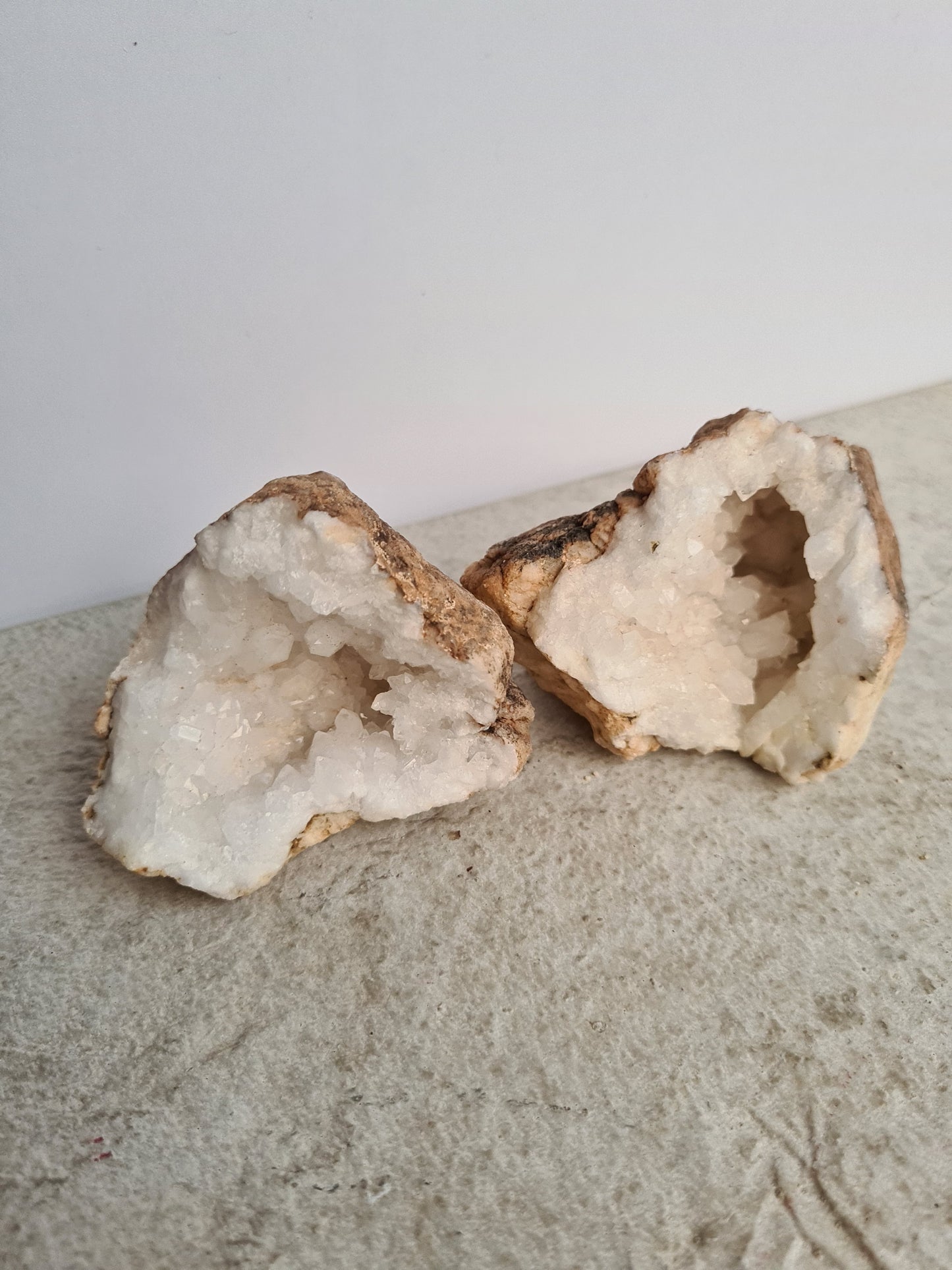 Moroccan Quartz Geode Pair 04