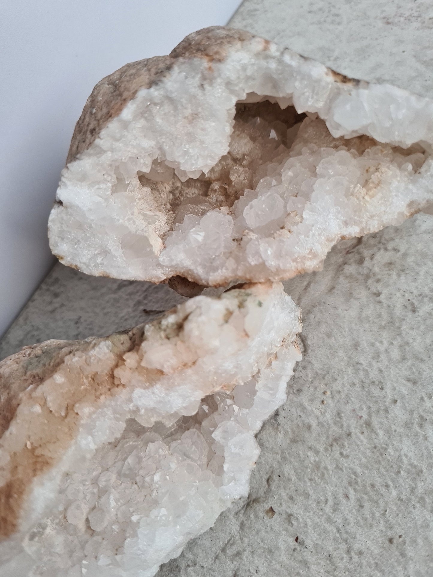 Moroccan Quartz Geode Pair 02