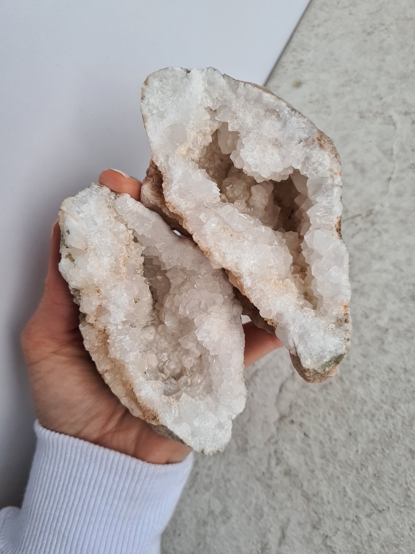 Moroccan Quartz Geode Pair 02