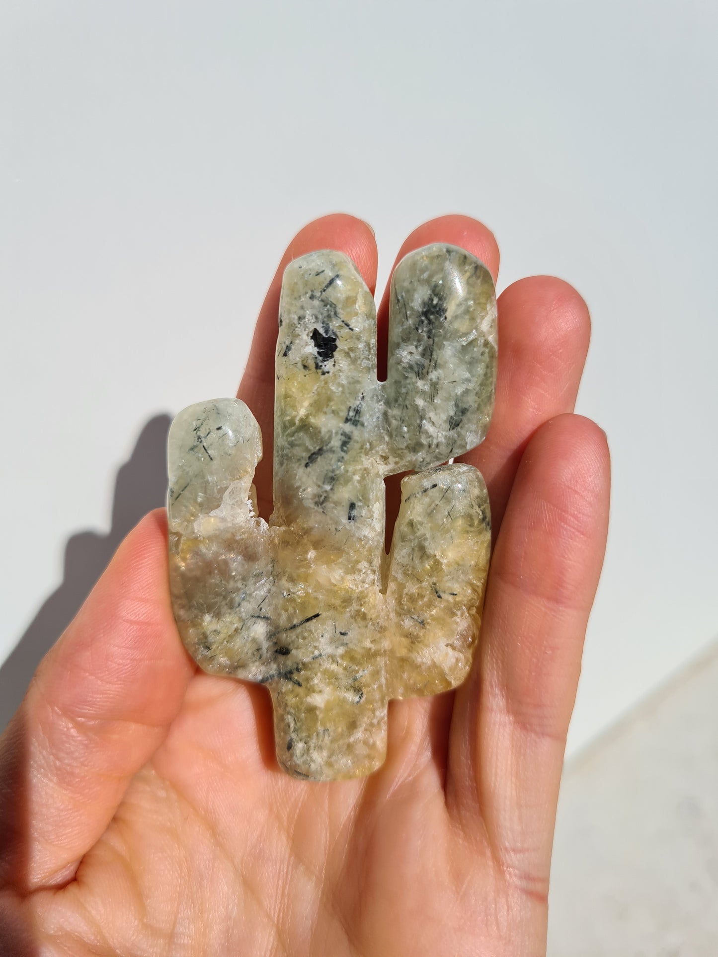 Prehnite Cactus 1