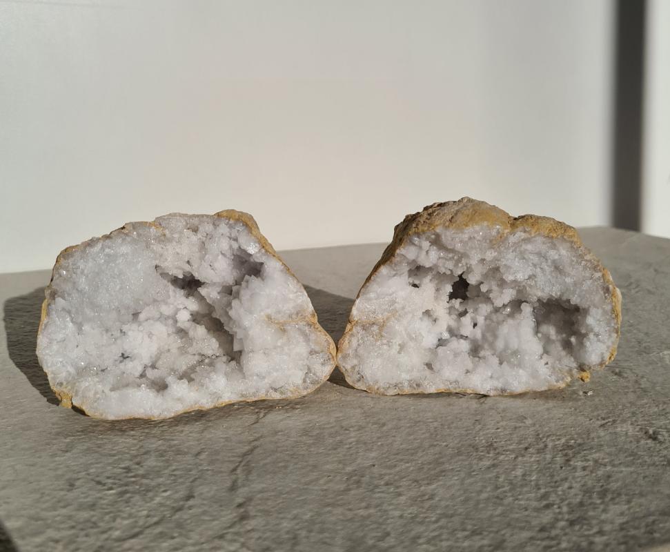 Moroccan Quartz Geode Pair 5
