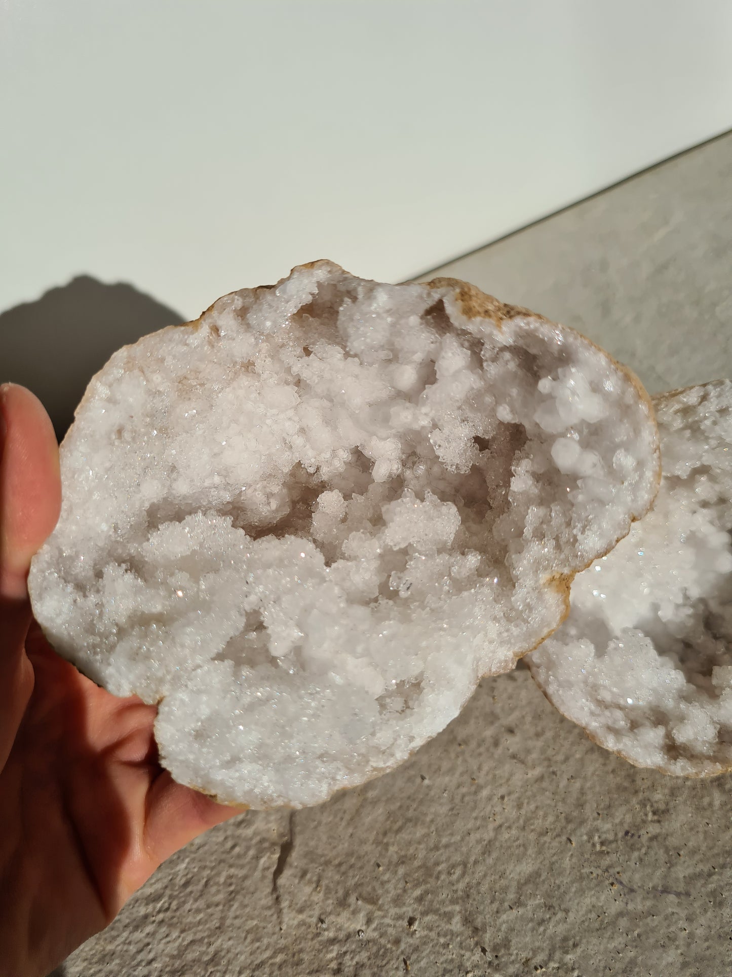 Moroccan Quartz Geode Pair 6