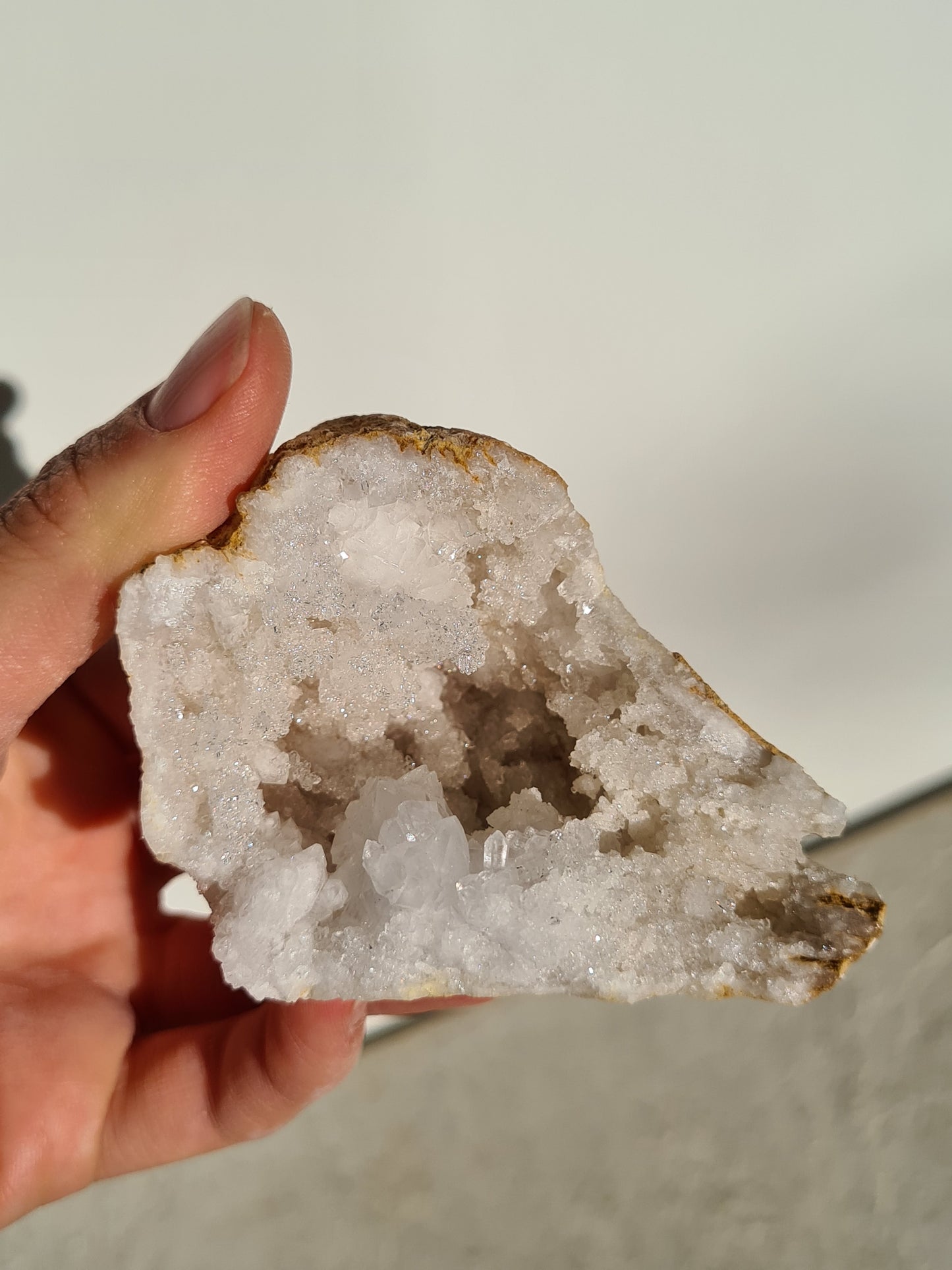 Moroccan Quartz Geode Pair 16