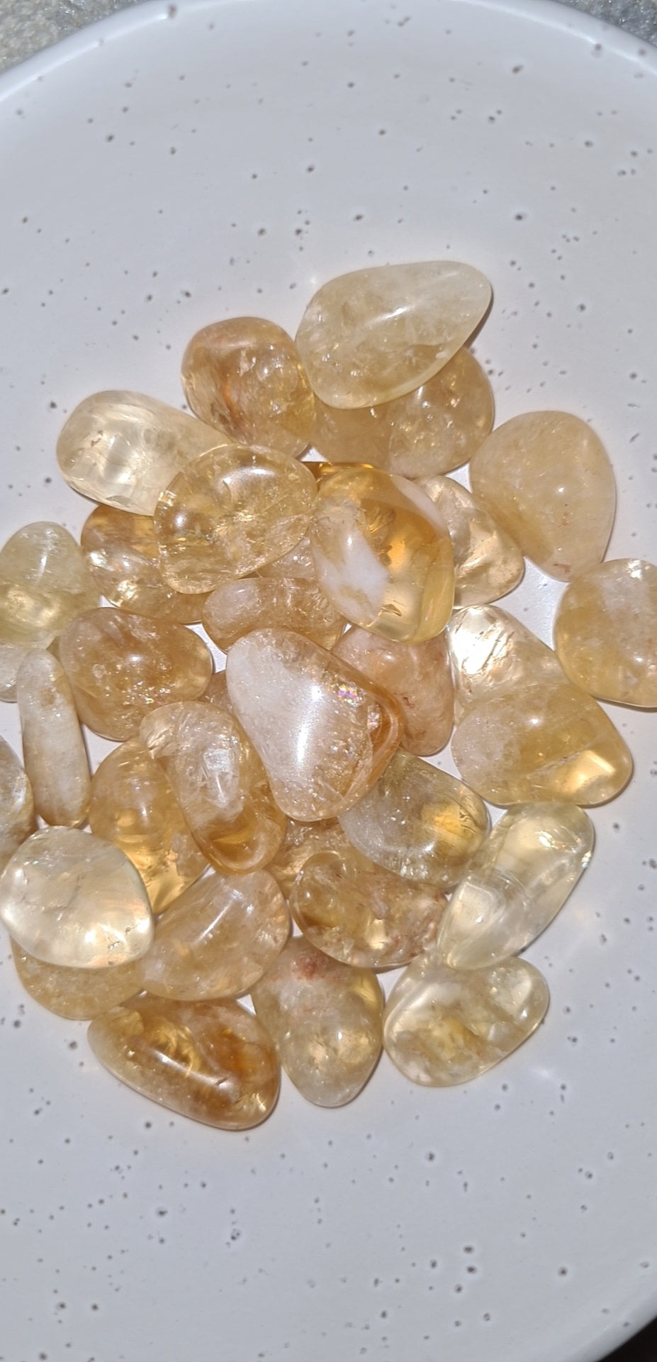Citrine tumbles small
