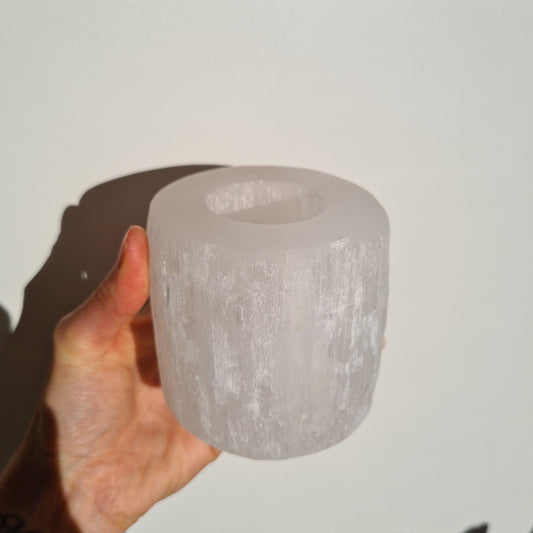 Selenite Tealight Holder