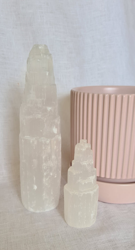 Selenite Tower Small