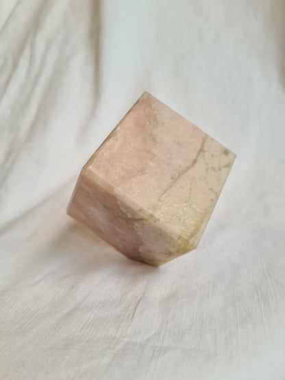 Pink Opal Cube