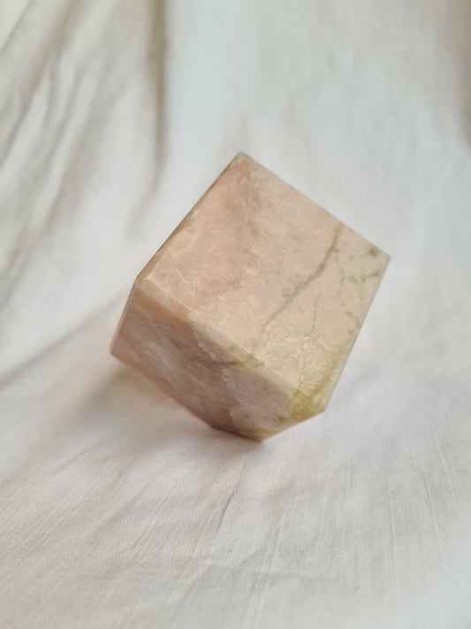 Pink Opal Cube