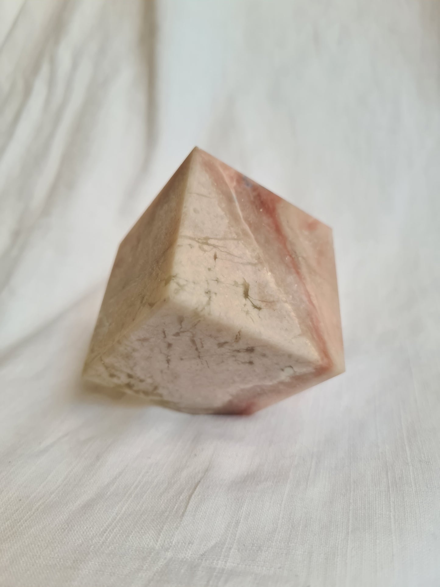 Pink Opal Cube