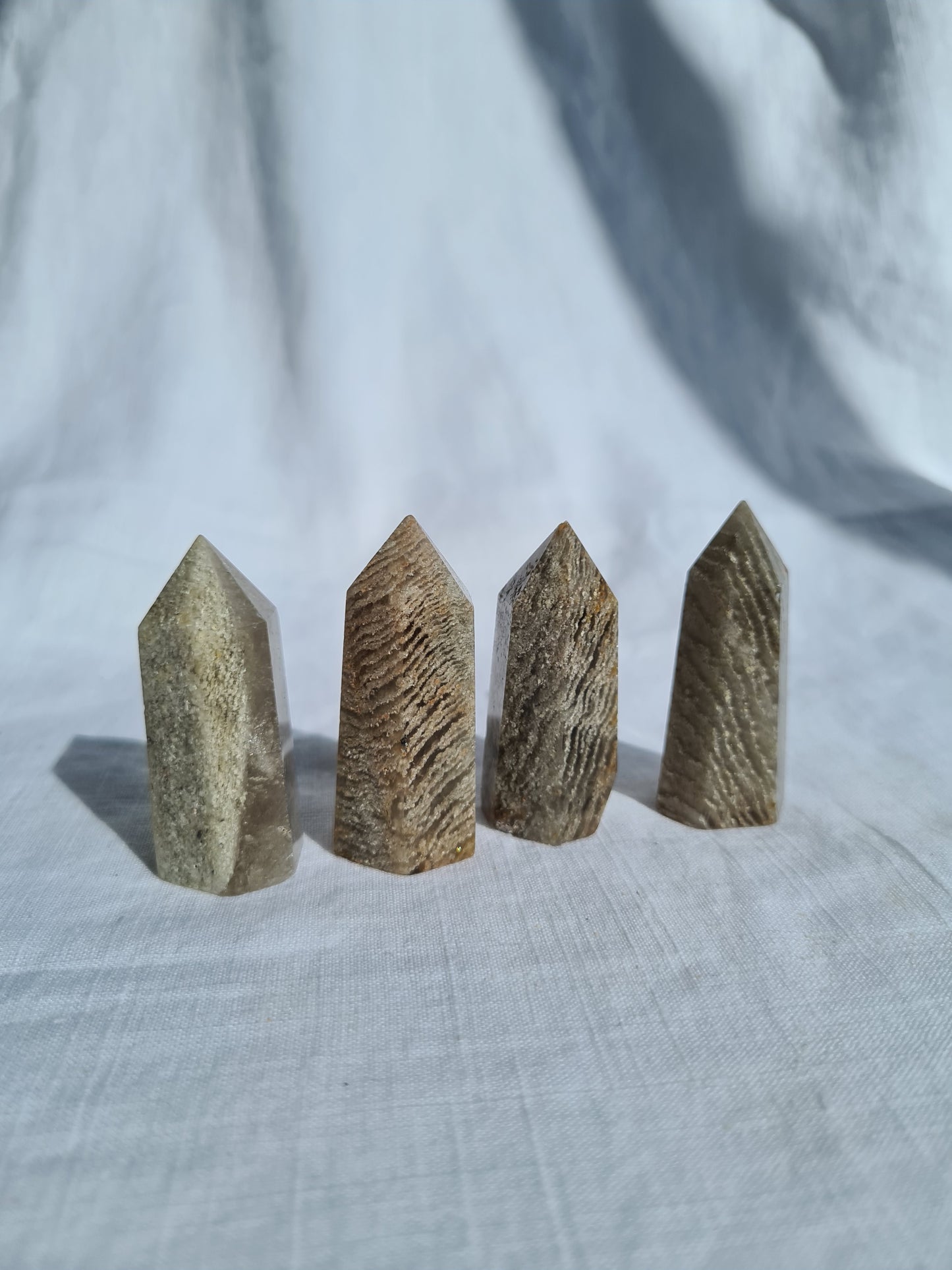 Thousand Layer 'Lodolite Quartz' Points